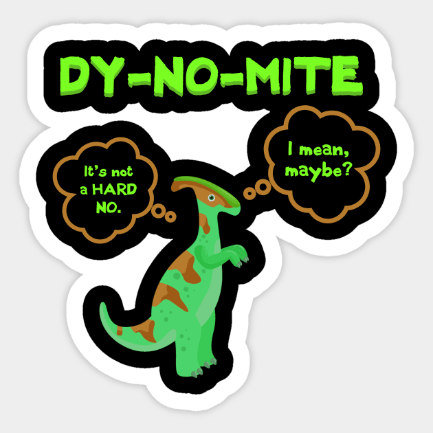 Dinosaur Dad Joke Sticker by Digital GraphX